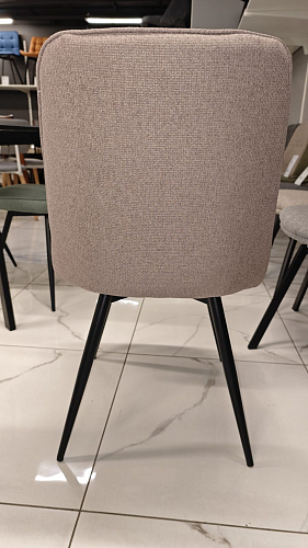 Стул на металлокаркасе Texas 3 поворотный синий / черный из шоурума 11